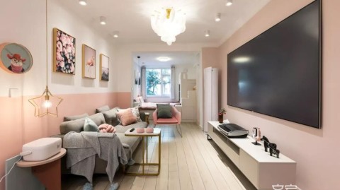 低预算旧房翻新｜佛山60㎡卧室巧变客厅，变形家具省空间